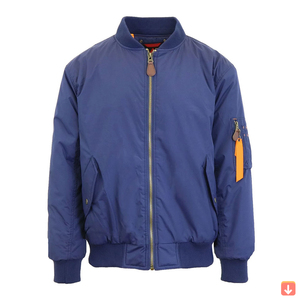 Blouson d'aviateur élégant de haute qualité pour hommes capuche réglable broderie légère toile confortable personnalisable OEM pour la saison d'hiver - Product Image 1
