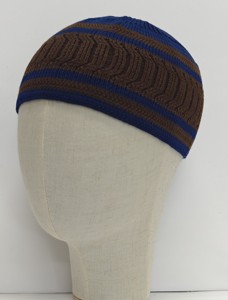 Gorro de lana de punto para hombre, estampado personalizado, bordado, deportes al aire libre, uso diario informal, turbante musulmán personalizable de algodón - Product Image 1