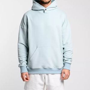 เสื้อฮู้ดกระเป๋าหน้าผ้าฝ้ายเนื้อนุ่มสำหรับผู้ชายเสื้อฮู้ดอบอุ่นมี100% สำหรับกลางแจ้งและฤดูหนาวพร้อมโลโก้แบบกำหนดเองได้ - Product Image 1