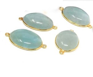 ทำด้วยมือ iolite รอบเหลี่ยมเพชรพลอย925เงินสเตอร์ลิงชุบทองชุดเครื่องประดับเชื่อมต่อเครื่องประดับสำหรับวันพ่อ - Product Image 3