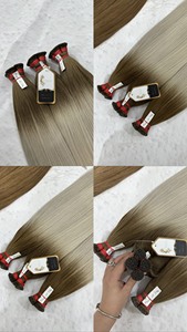 Auténticas extensiones de cabello Remy vietnamita Vietnam para Ombre I-Tip en estilo ligero multicolor Super Wave Extensiones de cabello natural - Product Image 6