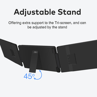 Nouvelle Tendance pour Ordinateur Portable Écran Moniteur Haute Luminosité Extenseur d'Écran Triple Affichage Portable