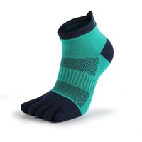 Calcetines atléticos de corte bajo con etiqueta privada personalizada de cinco dedos, malla transpirable, Talón reforzado, dedos de los pies, antiampollas, venta al por mayor, fábrica de Vietnam