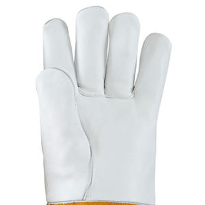 Nouveau 2025 Gant de barbecue résistant au feu de chaleur de qualité professionnelle personnalisé Gants de soudage en cuir - Product Image 4
