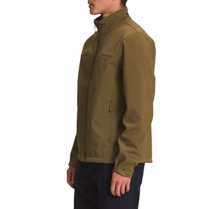 Veste Softshell pour homme avec logo brodé personnalisé, prix de gros, style à capuche, teinture unie, veste Softshell pour homme - Product Image 3