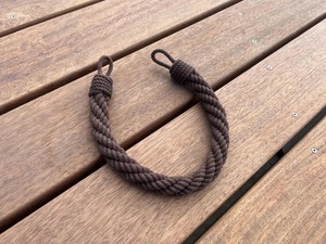 Retenue de rideau Embrasse de rideau Corde en coton marron - Product Image 2