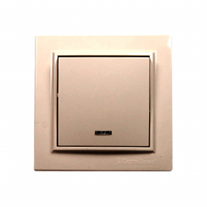 สวิตช์ไฟติดผนัง IP22แบบ1ช่องสวิตช์ไฟ16A 220V สำหรับใช้ในบ้านมาตรฐาน UK/US/EU 1ช่อง - Product Image 1