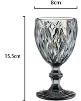 Copas de Vino de Vidrio Soplado a Mano, Clásicas, Premium, con Relieve, Libres de Plomo, con Colores y Logotipo Personalizables para Restaurantes, Eventos, Venta al Por Mayor