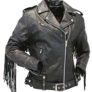 Chaqueta de motorista de cuero real transpirable con cremallera para hombre con forro negro acolchado y bolsillos interiores exteriores OEM al por mayor 2024 - Product Image 1