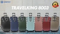 Ensemble de valises rigides de luxe durables en aluminium à 3 pièces, 4 roues, légères, résistantes à l'eau, avec serrure TSA et roulettes pivotantes à 360°