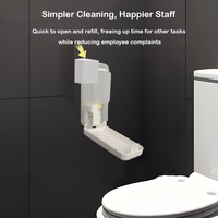 Distributeur automatique de désinfectant pour toilettes sans contact, vaporisateur d'alcool pour hôtel, salle de bain, bouteilles rechargeables, étanche IPX7