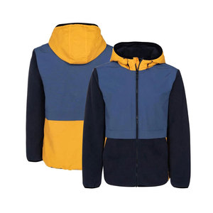 OEM Premium Full Zip Pull à capuche Veste coupe-vent imperméable de haute qualité Softshell Randonnée Pêche Casual Canvas Light - Product Image 1