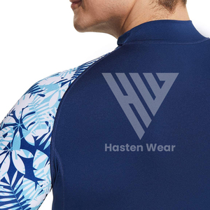 Factory Made Sportswear Rash Guards <b>Top</b> Trending Fashion Full Sublimation Print Plain Color Rashguards In <b>Low</b> MOQ - Product Image 5