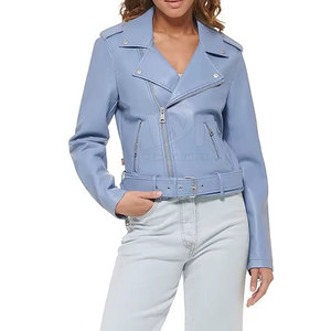 Veste en cuir pour femme légère et respirante, coupe-vent pour l'hiver, utilisation en extérieur, nouvelle mode, veste pour femme - Product Image 5
