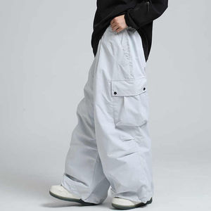 Pantalon de ski Hip Hop coupe-vent, imperméable, chaud pour le snowboard, sans couture - Product Image 3