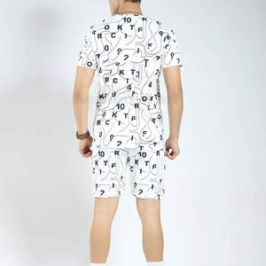 Active Solid T-Shirt Shorts Set for Men Breathable Fabric High Quality for Fitness <b>Running</b> Outdoor Activities Casual Summer Wear - Product Image 2