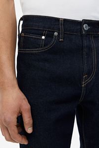 Vaqueros de mezclilla blancos con logotipo bordado para hombre, estilo casual, urbano, transpirable, vintage, con patrón sólido - Product Image 2