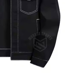Nuevo diseño de los hombres Jeans Jacket Low MOQ Jeans Chaqueta de invierno a precio al por mayor Hecho en Pakistán - Product Image 4
