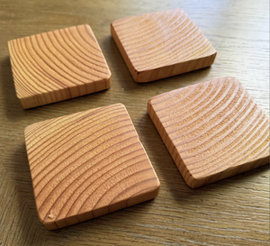 Custom Logo Classic Eco-Friendly Wooden <b>Coasters</b> for Coffee and Tea Utensils Natural Wood <b>Coasters</b> Set - Product Image 4