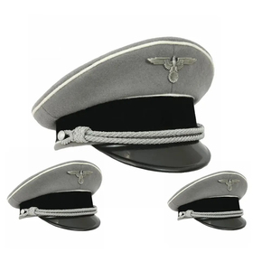 หมวกกัปตันเครื่องแต่งกายหมวกนักบินเรือยอชท์อุปกรณ์เสริมหมวกปรับขนาดได้หมวกแก๊ปยอดเยี่ยม - Product Image 3