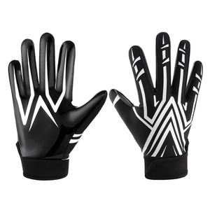 Gants de football américain de style moderne avec poignées respirantes imprimées de logo personnalisé Meilleurs gants à prix raisonnable Vente en gros - Product Image 4
