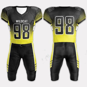 Maillots de Football Américain en Polyester de Haute Qualité Uniforme Respirant Personnalisé Taille XL Technique de Sublimation Unique Élégant - Product Image 2