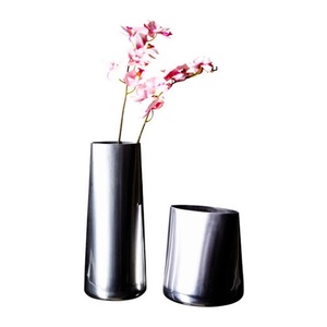 Nickle Fini Fleur Vase Table Top Décoration Salon Fleur En Métal Vase Traditionnel En Métal Fleur Vase - Product Image 4