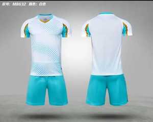 Personalizado Hot Stamp bordado Logo fútbol Jersey conjunto uniforme a granel fútbol Jersey para la venta - Product Image 4