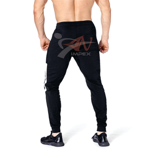 Pantalon décontracté pour homme de haute qualité, imprimé sur mesure, en coton, imperméable, avec doublure en polaire, taille élastique, avec logo - Product Image 2