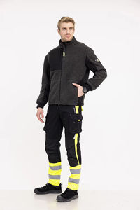 High Visibility Traffic Safety Work <b>Pants</b>, Lightweight, Reflective Tape, Leg Zippers, Drawstring <b>Hi</b> <b>Vis</b> Rain Gear From Pakistan - Product Image 4