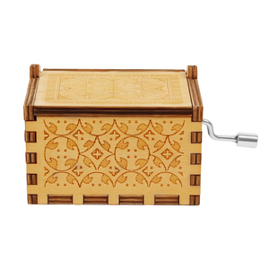 Boîte à <span class=keywords><strong>musique</strong></span> en bois à manivelle personnalisée avec impression à la demande, impression UV, écologique, livraison rapide, votre logo et votre design <span class=keywords><strong>photo</strong></span> - Product Image 2