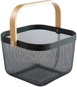 Multi-Functional Hanging Kitchen Organizer <b>Basket</b> Metal Fruit Bin for <b>Food</b> Storage - Product Image 1