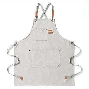 Factory Adjustable Men Women <b>Apron</b> with Pocket Cooking <b>Kitchen</b> Bar Gardeninf Barista Cotton <b>Apron</b> - Product Image 1