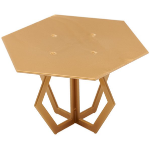 AK Latón Atractivo Anillo Estilos Soporte de pastel de metal con revestimiento en polvo Acabado Soporte de pastel decorativo para el hogar/restaurante - Product Image 1