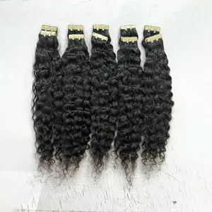 100% virgin human tape hair extension Human Hair Bundles Unprocessed extension suppliers from Indian