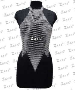 Top de cota de malla de aluminio hecho a mano para mujer, anillo ligero a tope, disfraz Medieval, Ren Faire, Halloween, pedido al por mayor disponible - Product Image 1