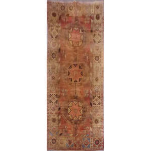 One Of The Kind Turkish Hand-Knotted Rug 4'10 x 10'8 - Product Image 1