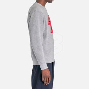 Sudadera de secado rápido para hombre superventas, jersey de cuello redondo de alta calidad, sudaderas de invierno ODM de Color único, técnicas teñidas lisas - Product Image 2