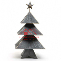 Décoration de table en métal finition or, arbre de Noël, objet décoratif de Noël en métal, vente chaude