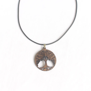 Collier Arbre de vie en coquille de noix de coco-Fait à la main et écologique | Viet Fargimex - Product Image 6