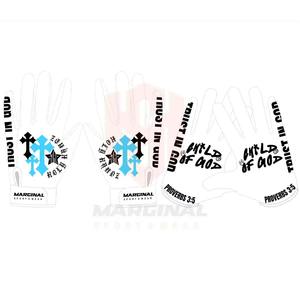 Nouvelle conception, couleur personnalisable, gants de football américain à doigts complets, sangle de poignet réglable, fermeture à boucle et crochet, antidérapant, sport - Product Image 4