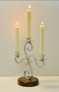 Soporte de vela decorativo de diseño elegante de nueva llegada, candelabro de anillo de metal de alta calidad para soporte de vela de Venta caliente - Product Image 5