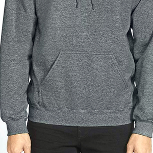 Sweat à capuche zippé en molleton 100 % coton uni pour jeunes, style streetwear, décontracté, hiver, impression numérique, respirant - Product Image 5