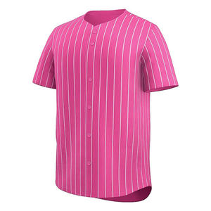 Maillots de baseball à manches courtes et vêtements de baseball et de softball en polyester de haute qualité maillots pour adultes respirants à séchage rapide - Product Image 2