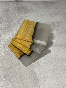 Factory Sale Eco-Friendly Slate Coasters White <b>Black</b> Natural <b>Epoxy</b> <b>Resin</b> Coasters Sublimation Features Blank Slate Mat/Pad - Product Image 6