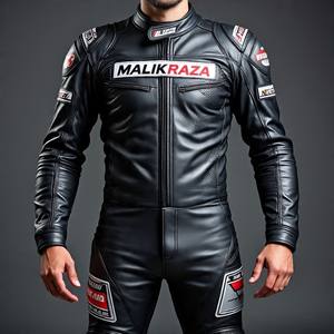 Fabriqué au Pakistan par Malik Raza Combinaison en cuir de moto de qualité à l'exportation | Personnalisation complète des OEM et quantité minimale de commande bas disponibles - Product Image 3