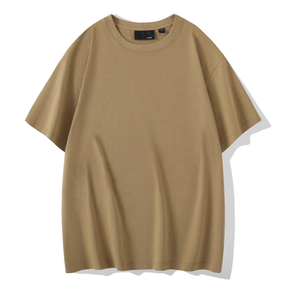 Camiseta de manga corta con cuello redondo de Hip-Hop de gran tamaño de algodón 100% transpirable de alta calidad para mujer patrón estampado suelto hecho - Product Image 1