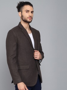 Manteau en laine mélangée gris foncé de haute qualité pour hommes, long manteau d'hiver pour les occasions professionnelles et décontractées, disponible à bon prix - Product Image 2