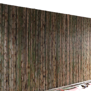 Artistic Garden Fence and Entrance Arch Steam Bent <b>Raw</b> <b>Materials</b> Bent <b>Bamboo</b> Sticks - Product Image 1