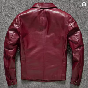 Nouveau modèle 2026 Veste en cuir pour homme et femme Nouvelle mode Veste en cuir pour homme Veste en cuir coupe-vent 2025 - Product Image 6
